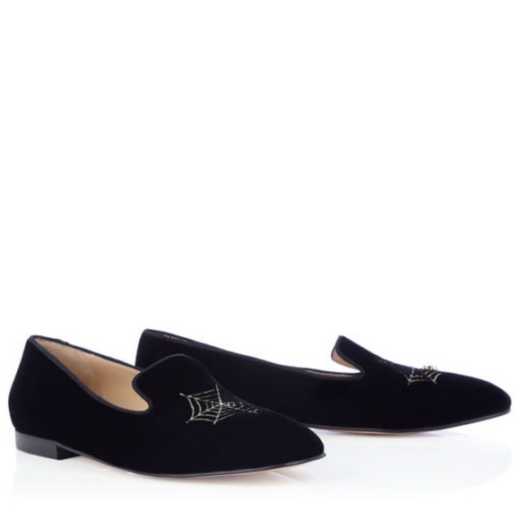 Mens Charlotte Olympia Web Loafer Slip Ons - Picture 4 of 5